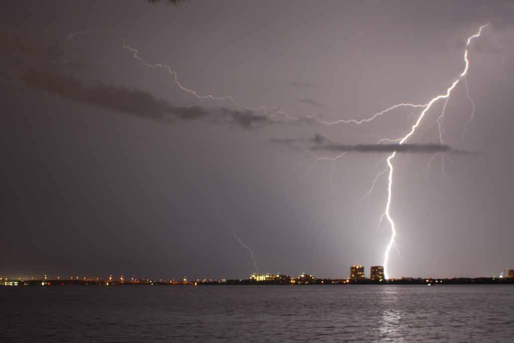 Lightning strike in Florida