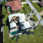 hurricane ian destroyed house in florida residential